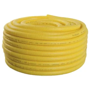 Eletroduto Corrugado 20mm em PVC Amarelo 50metros Liege