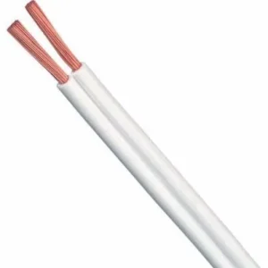 Fio Paralelo 2×1,5mm Cabo Extensão 100 Metros De Fio Branco