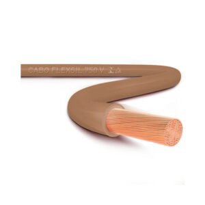 Cabo Flexível 750V 4mm 100 Metros Marrom – SIL FIOS