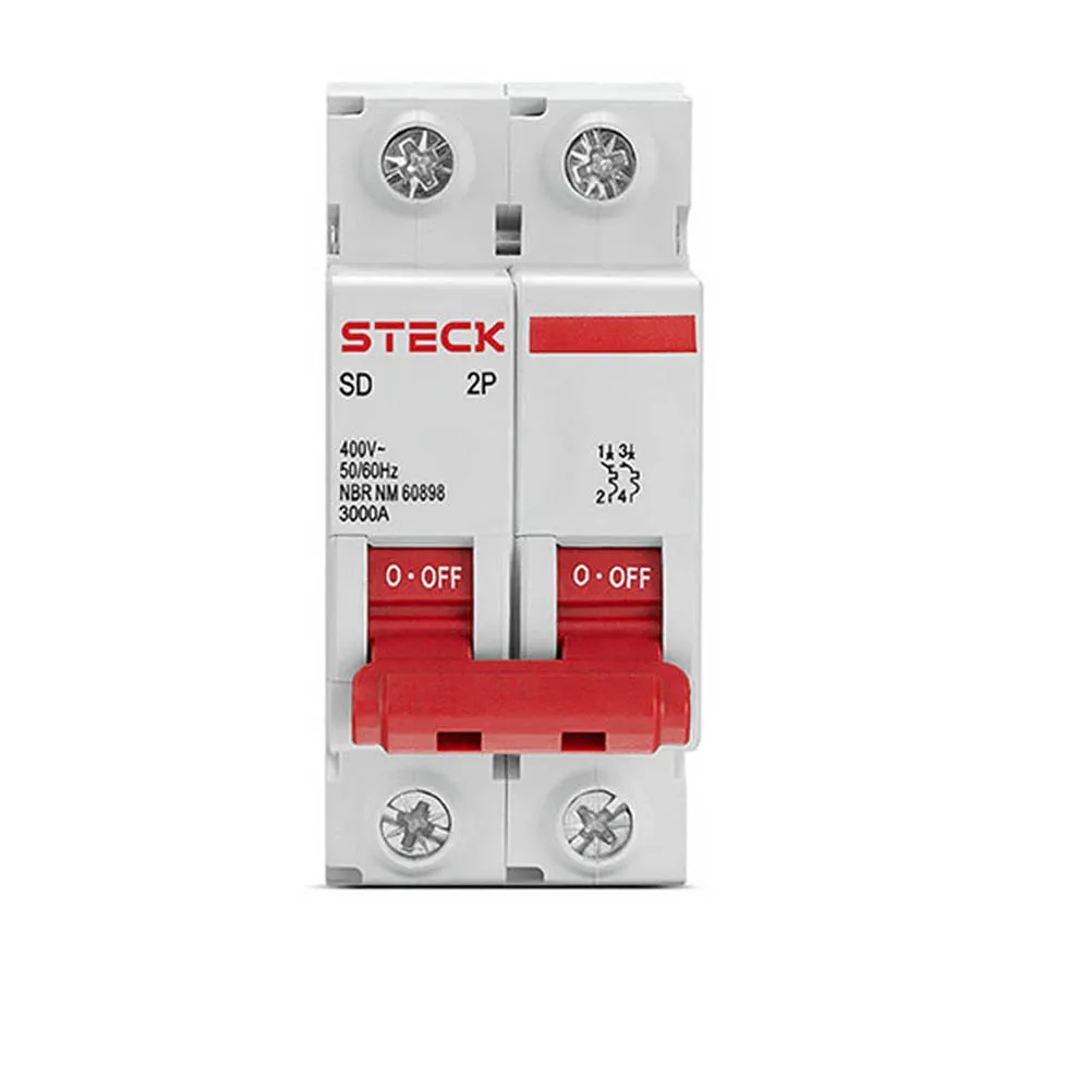 Disjuntor Bipolar 16A Curva C Steck
