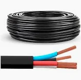 Cabo Fio Flexível Pp 4x6mm Preto 100metros Sil